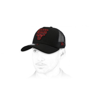 trucker Bulls nero rosso Trucker NBA Ess Bulls black